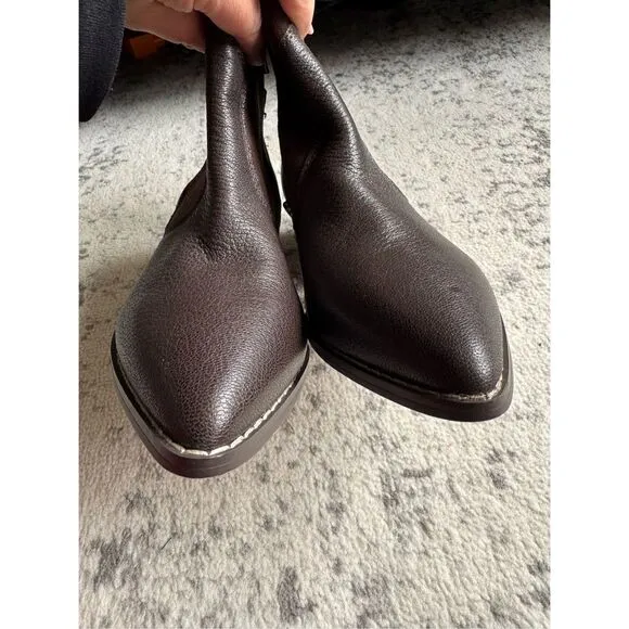 DONALD PLINER Gazzi NWOB Brown Leather  Suede Ankle Bootie