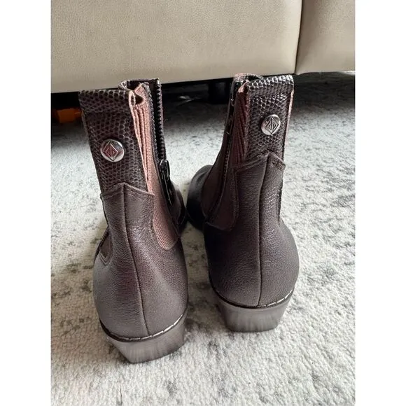 DONALD PLINER Gazzi NWOB Brown Leather  Suede Ankle Bootie
