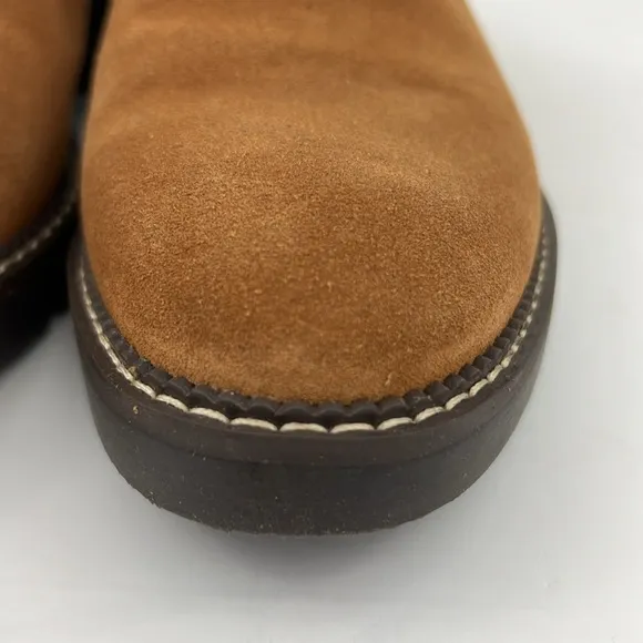 Donald Pliner Womens Sahara Studded Mules Leather Chestnut Shoes Size 8.5