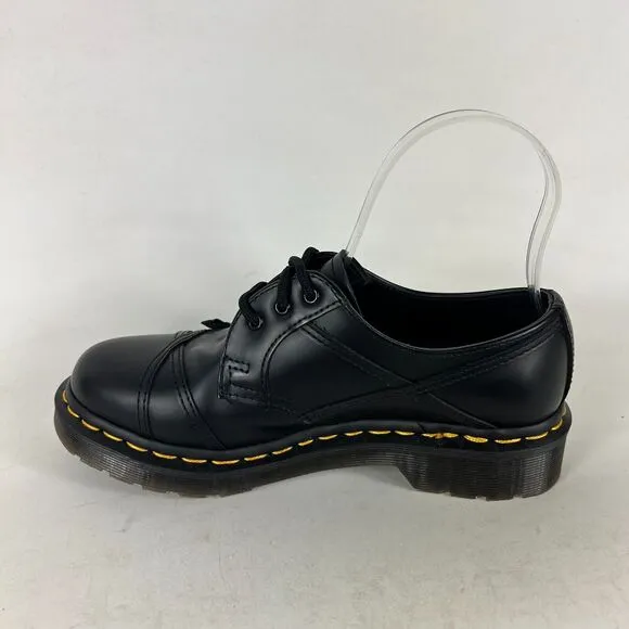 Dr. Martens 1461 Bow Oxford Women's 6 Black Smooth Leather Lace Up Comfort Shoes