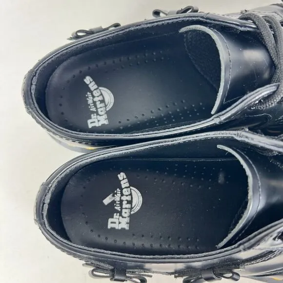 Dr. Martens 1461 Bow Oxford Women's 6 Black Smooth Leather Lace Up Comfort Shoes
