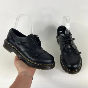Dr. Martens 1461 Bow Oxford Women's 6 Black Smooth Leather Lace Up Comfort Shoes