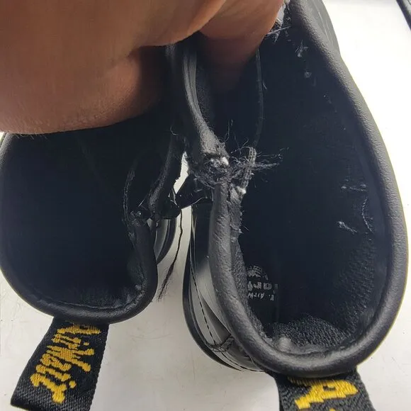 Dr Martens Doc Martens Double Strap Girls 5 Black Boots Easy On Junior 1460