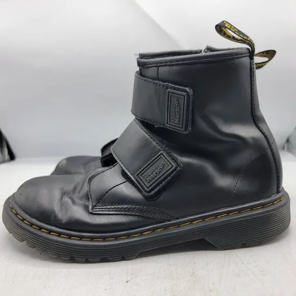 Dr Martens Doc Martens Double Strap Girls 5 Black Boots Easy On Junior 1460