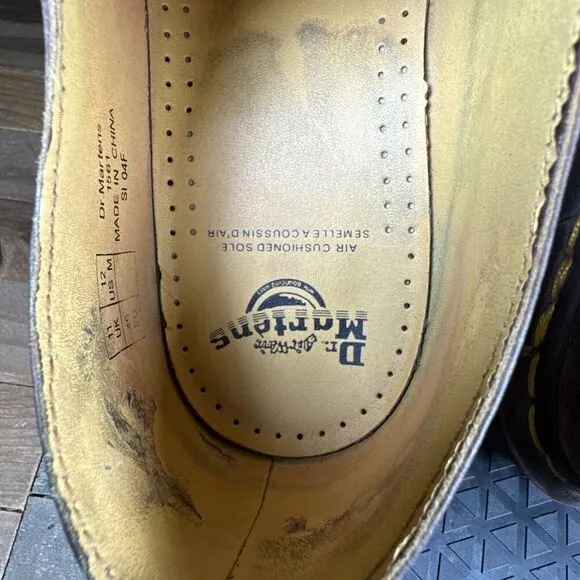Dr. Martens 1561 The Original Oxford Shoes Mens Size 12 Brown Leather 4 Eye