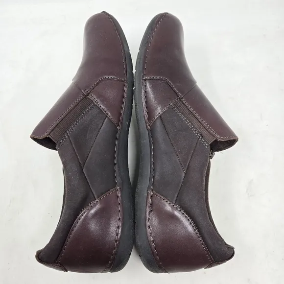 EARTH ORIGINS Women's Paoma Brown Leather Slip-On Loafer Shoes Size 12