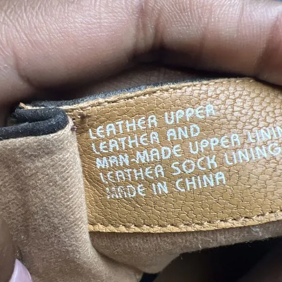 Earthies Sintra Rock SZ 7.5 Gold Suede Leather Chelsea Boots w/Decoupage Box