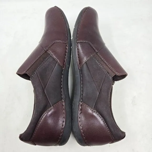 EARTH ORIGINS Women's Paoma Brown Leather Slip-On Loafer Shoes Size 12