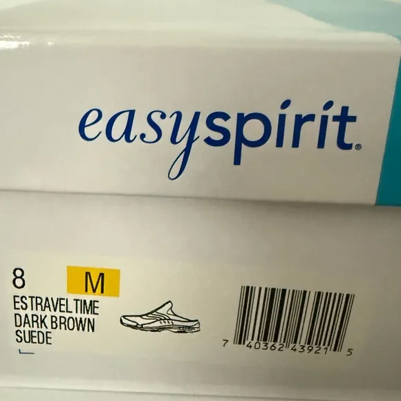 Easy Spirit Brown Traveltime Classic Clogs NIB