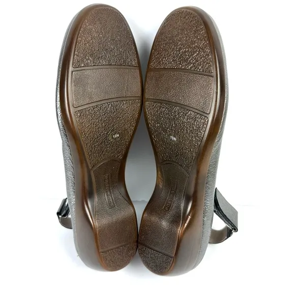 Easy Spirit Sedawn Shoes 10 Narrow Silver Pewter Sling Back Cutout Brand New