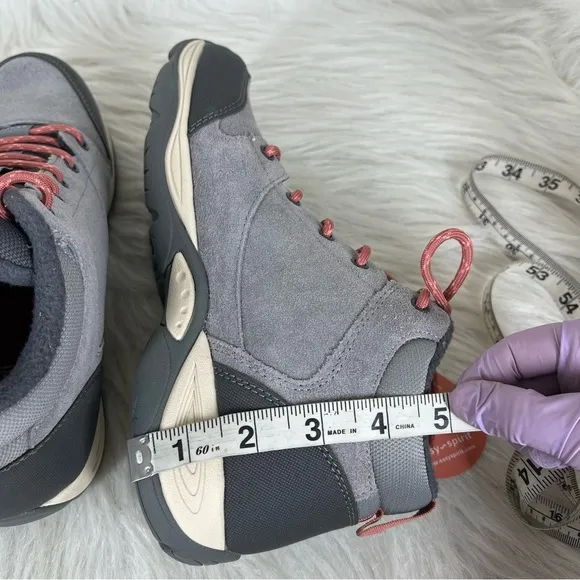 Easy Spirit Women's EHike Gray Multicolor Sneaker Booties Size 8.5M