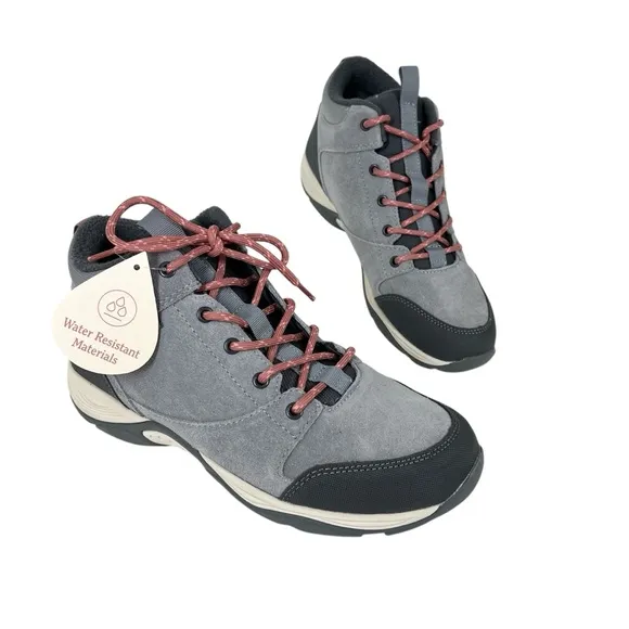 Easy Spirit Women's EHike Gray Multicolor Sneaker Booties Size 8.5M