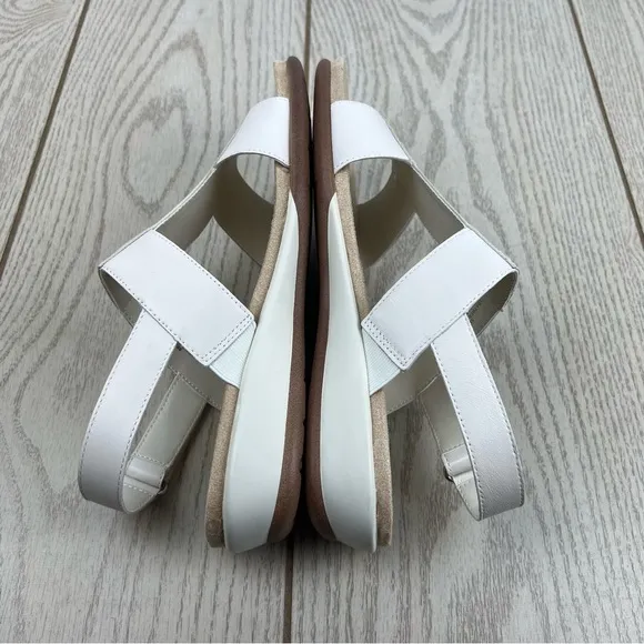 Easy Spirit Women's Hazel Rhinestone Embellished Slingback Sandals 9M Ivory $79