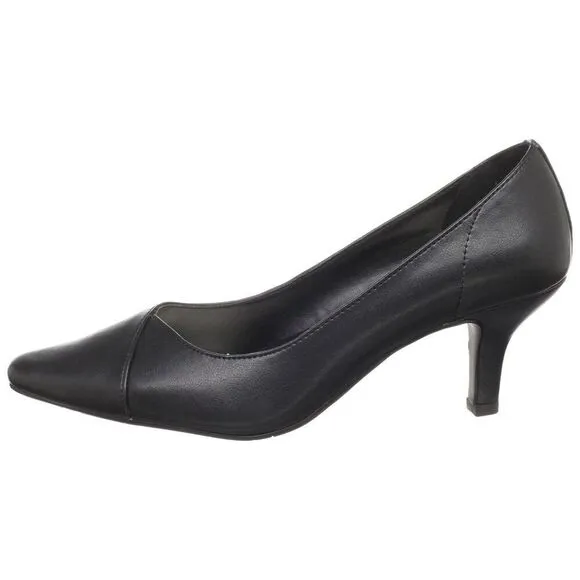 Easy Street Women's Chiffon Pump 9 Wide Black