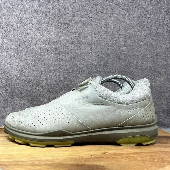 ECCO Biom Hybrid 3 BOA Spikeless Gore-Tex Men 7 WIDE Gray Yak Leather Golf Shoes