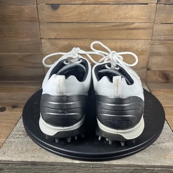 ECCO Biom Shoes Mens Sz 8-8.5 G2 GTX Golf Cleats White Leather W Spikes EUR 42