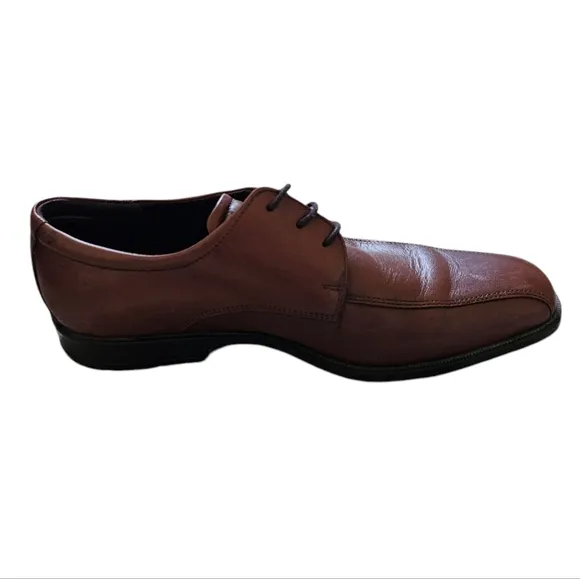 ECCO Helsinki Square-toe Oxford/Dress Shoe Brown Lace-up size 44