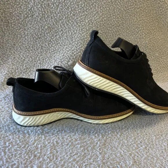 ECCO ST 1 Hybrid Derby Dress Shoes US 6 - 6.5 EUR 40  Plain Toe Comfort Black