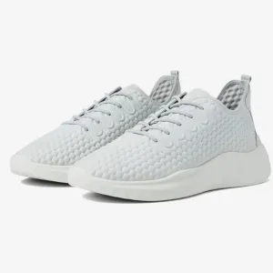 ECCO Womens Therap Gray Textured Athletic Training Lace Shoes Sneakers 8-8.5