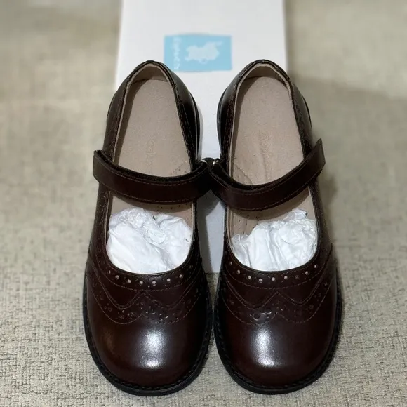 Elephantito Girl's Spectator Perforated Mary Jane Shoes
