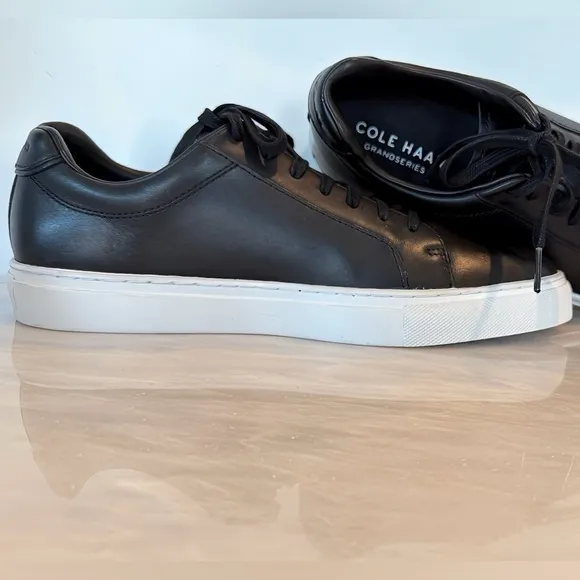 EUC - Cole Haan GrandSeries Like New C32166 Black Leather Sneakers – Men’s 10M