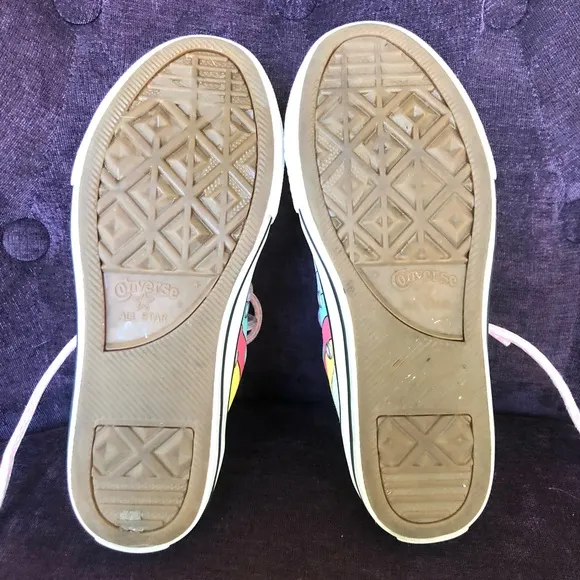 EUC S 3 Unicorn 🦄 Rainbow 🌈 Converse Shoes