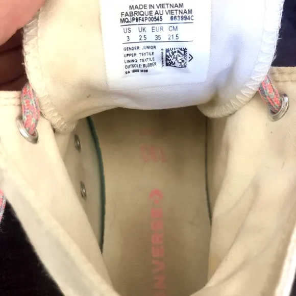 EUC S 3 Unicorn 🦄 Rainbow 🌈 Converse Shoes