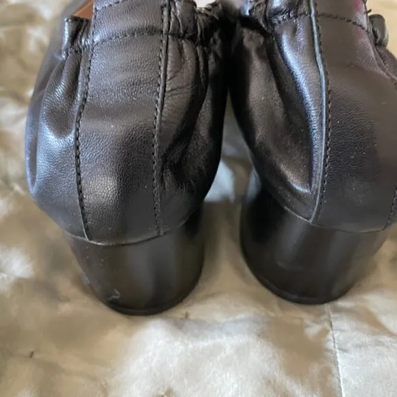 EVERLANE Day Heel  Black Shoes Leather Size 7.5