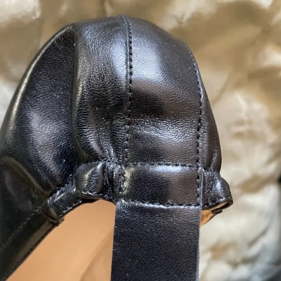 EVERLANE Day Heel  Black Shoes Leather Size 7.5