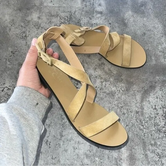 everlane the modern wrap leather strap sandals