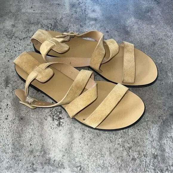 everlane the modern wrap leather strap sandals