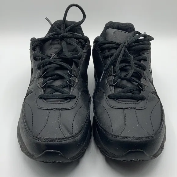 Fila Black Memory Foam Workshift Service Shoes