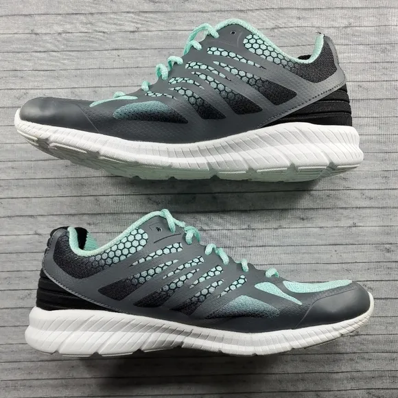 Fila Green Gray Running Shoes‎ Sneakers Memory Speedstride 5RW00022-057 Size 9.5