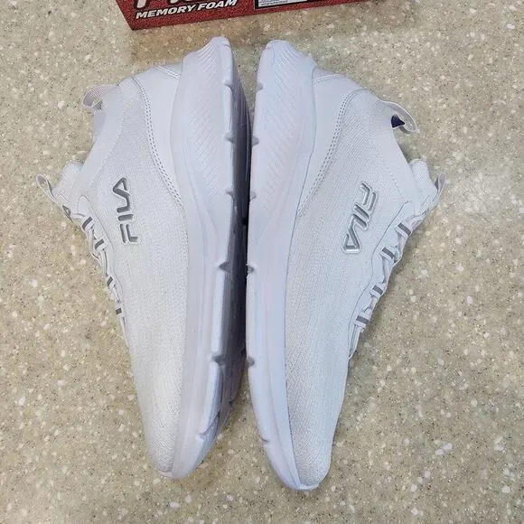 Fila Memory Skyway 2.0 Air Mesh Sneakers White Women's Size 8.5 Wide Width