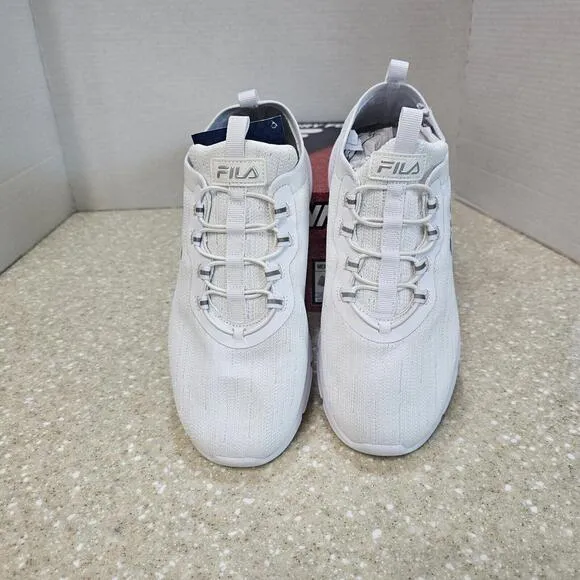 Fila Memory Skyway 2.0 Air Mesh Sneakers White Women's Size 8.5 Wide Width