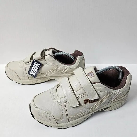 Fila Shoes Mens 10 4E  Extra Wide Talon 2 Athletic Sneakers Tan NWOT