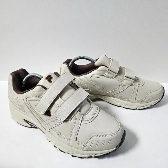 Fila Shoes Mens 10 4E  Extra Wide Talon 2 Athletic Sneakers Tan NWOT