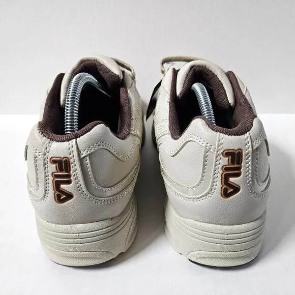 Fila Shoes Mens 10 4E  Extra Wide Talon 2 Athletic Sneakers Tan NWOT