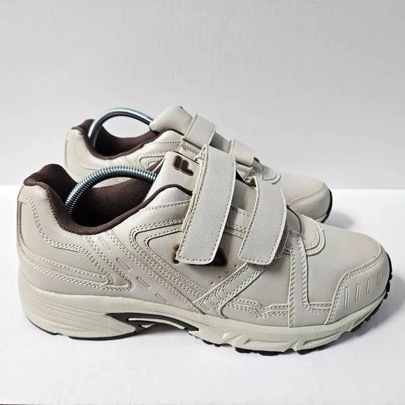 Fila Shoes Mens 10 4E  Extra Wide Talon 2 Athletic Sneakers Tan NWOT