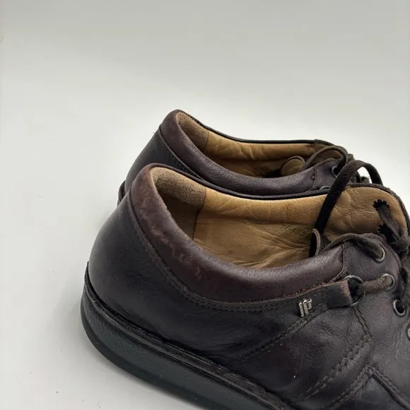 Finn Comfort Men's 45 Brown Leather Vaasa Shoes Loafers