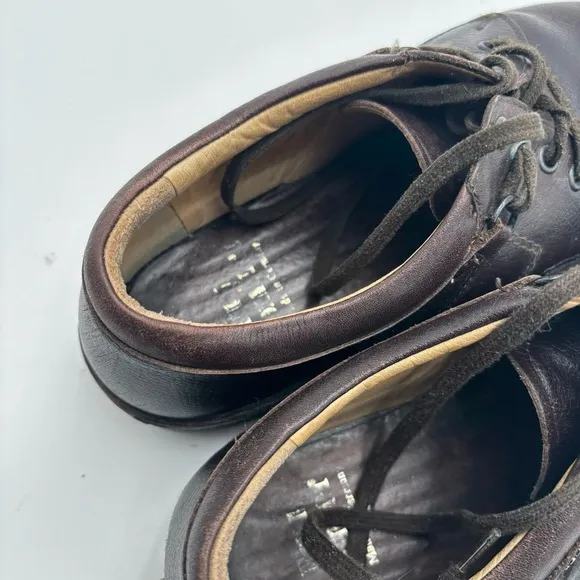 Finn Comfort Men's 45 Brown Leather Vaasa Shoes Loafers