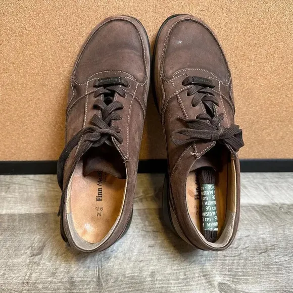 Finn Comfort Men’s Mellow Brown Sz 9.5 Superior Comfort Suede Nubuck Shoe