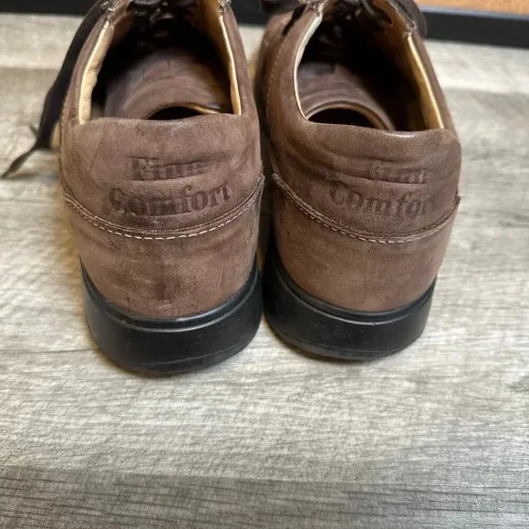 Finn Comfort Men’s Mellow Brown Sz 9.5 Superior Comfort Suede Nubuck Shoe