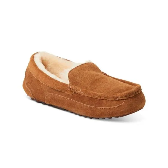 FIREBY DEARFOAMS Mens Brown Temperature Regulating Melbourne Slippers Shoes 10 M
