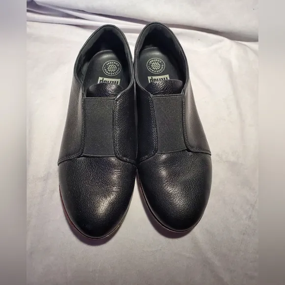 Fitflop Women's Laceless Derby Slip On Size 8.5