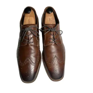 Florsheim Men’s 11D Wingtip Oxford Shoes Brown Leather Brogue Dress