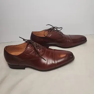 Florsheim Men's Francisco Cognac Cap-Toe Oxford 11528-221 Memory Foam Size 9 D