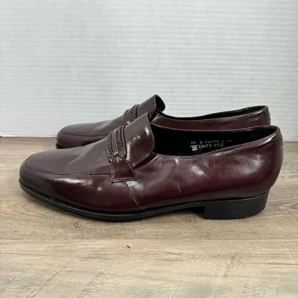 Florsheim Men’s Shoes sz 14 Wide Mahogany Brown Leather (Disly item ) # Box H44