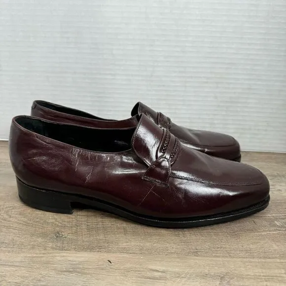 Florsheim Men’s Shoes sz 14 Wide Mahogany Brown Leather (Disly item ) # Box H44