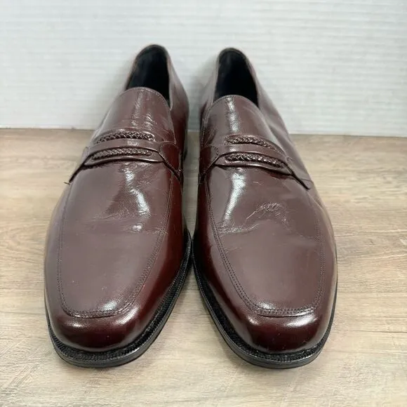 Florsheim Men’s Shoes sz 14 Wide Mahogany Brown Leather (Disly item ) # Box H44